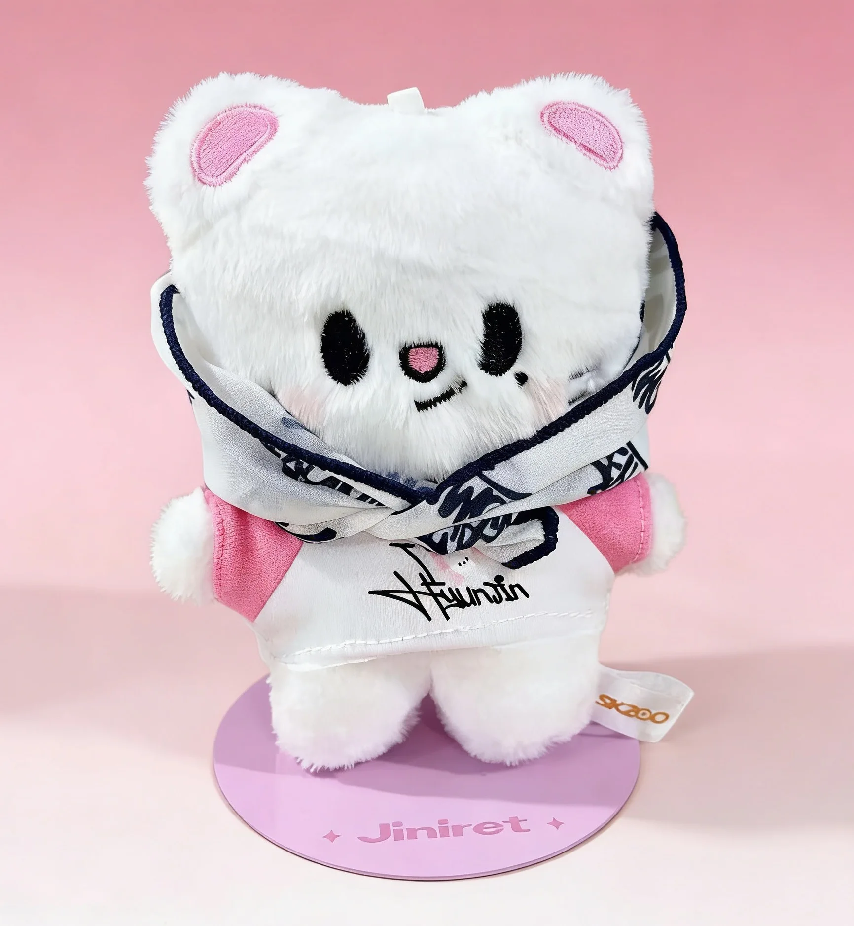 13CM nuevo KPOP domina los niños callejeros flash mob muñeco de peluche Jiniret pose de pie colección de fans de dibujos animados vacaciones lindo regalo HYUNJIN
