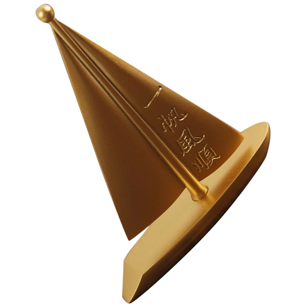 

Sailing Decoration Sailboat Statue Model Statues for Home Nautical Office Living Room Decorative Ornament