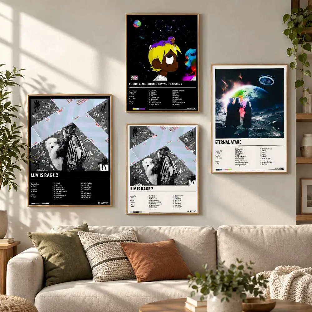 Rapper L-Lil Uzi Vert Poster HD Waterproof Aesthetic Wall For Home Decor Trendy Durable Easy To Apply Art