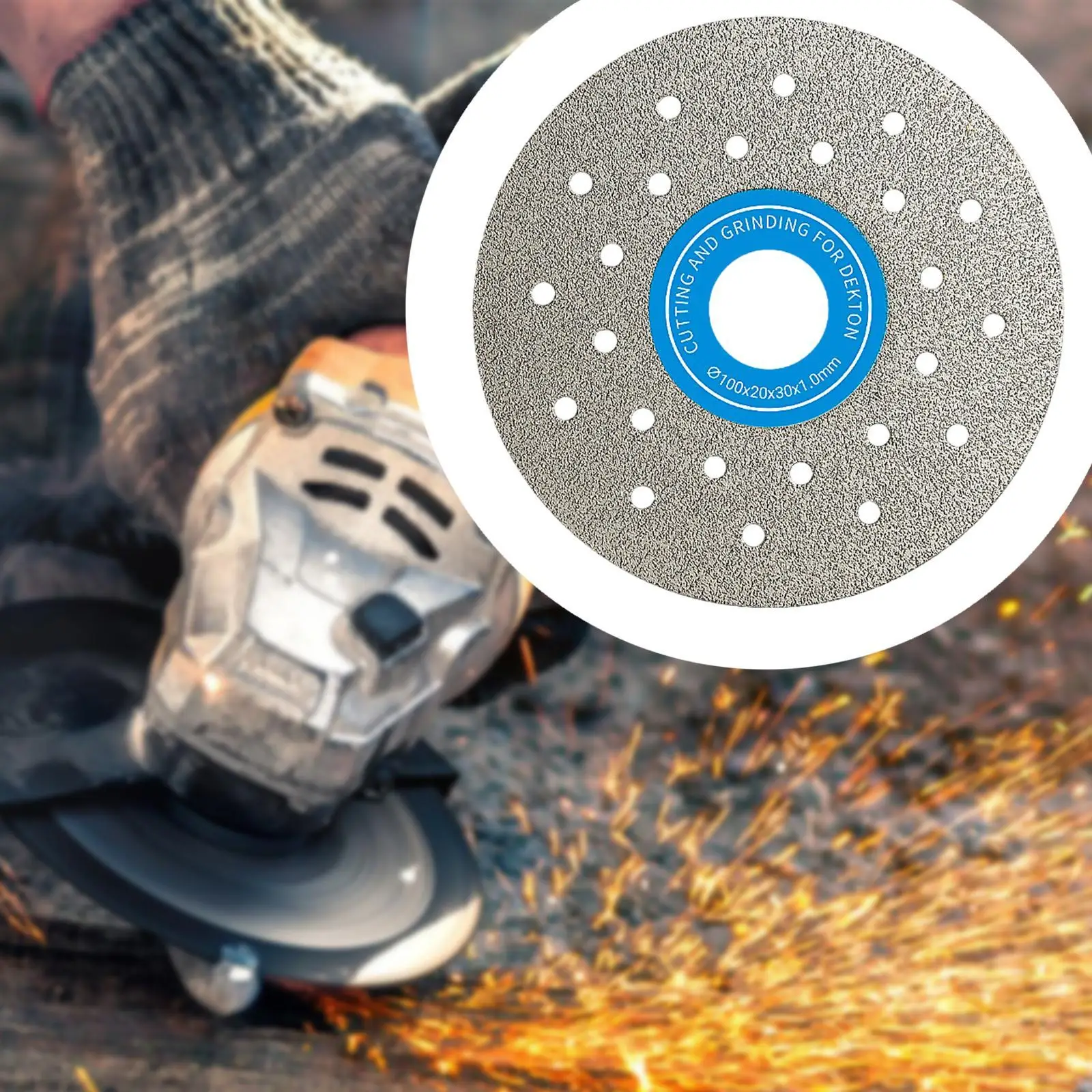 Angle Grinder Diamond Cutting Wheel Emery Cut Off Disc for Marble Slate Tile