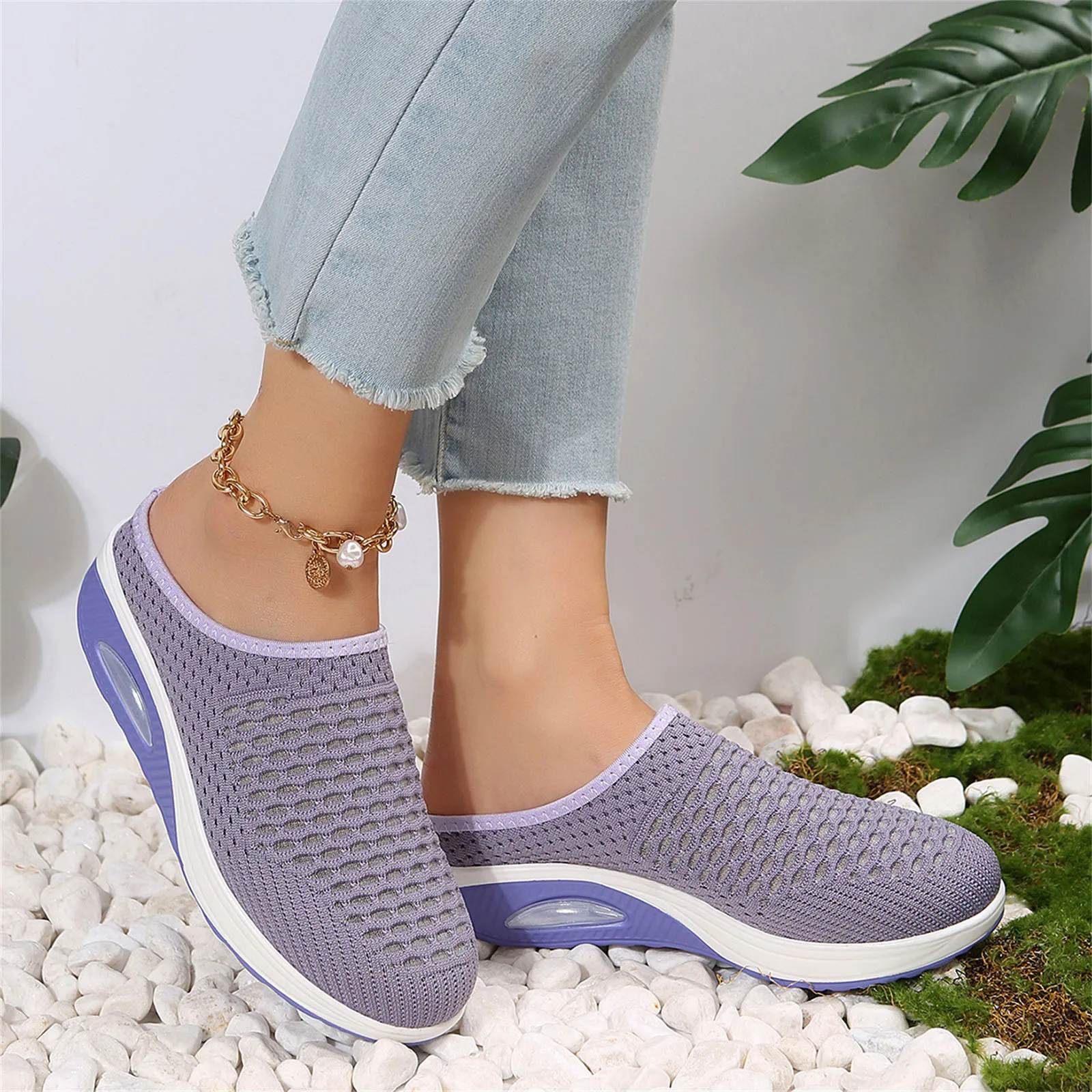 Women Wedge Casual Shoes Premium Slippers Vintage Anti-slip Casual Female Platform Retro Shoes Plus Size Orthopedic Sandals