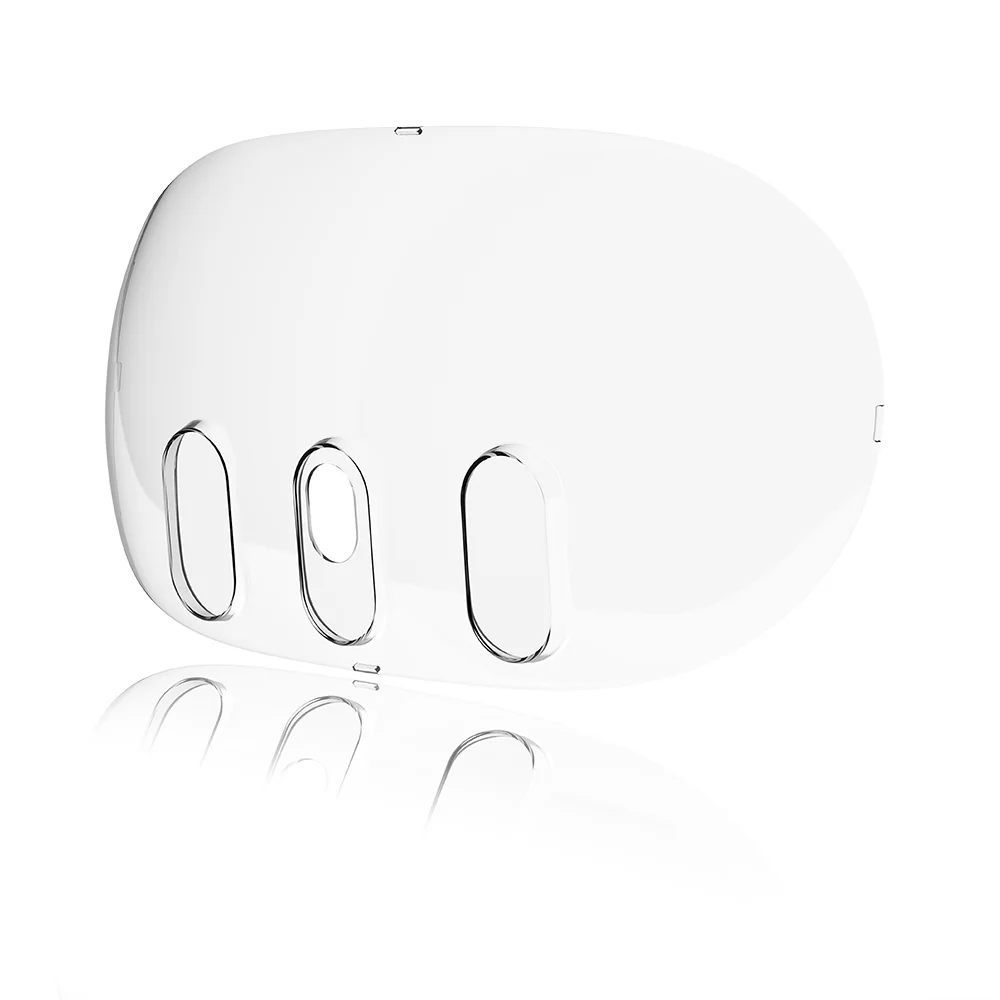 غطاء أمامي شفاف لـ VR ، غلاف مضاد للصدمات ، ملحقات نظارات الواقع الافتراضي ، حافظة واقية لـ Meta Quest 3 VR