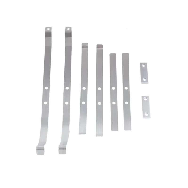 

BEDW-Stainless Steel Upgrade Rear Axle Fixed Spring Plate Kit For 1/12 MN82 LC79 RC Car Parts