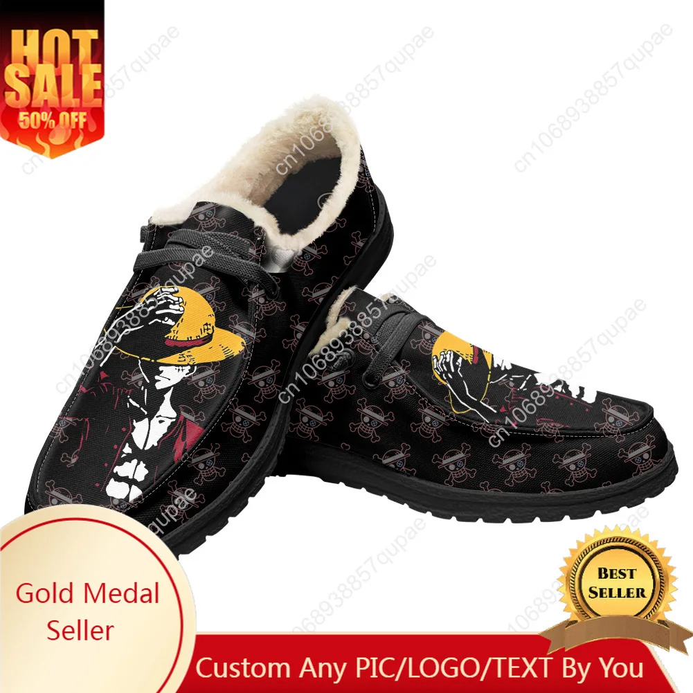 

D L-Luffy Flat Shoes Anime Cartoon Men Women Breathable Outdoor Sneakers Lightweight Shoes Custom Shoes Footwear Custom Shoe