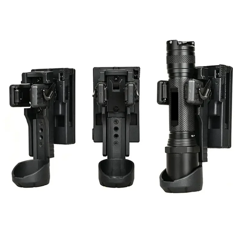 Premium Quick Release Flashlight Mount Flashlight Holster Belt Multipurpose Flashlight Belt Holder  Portable Light Carry Case