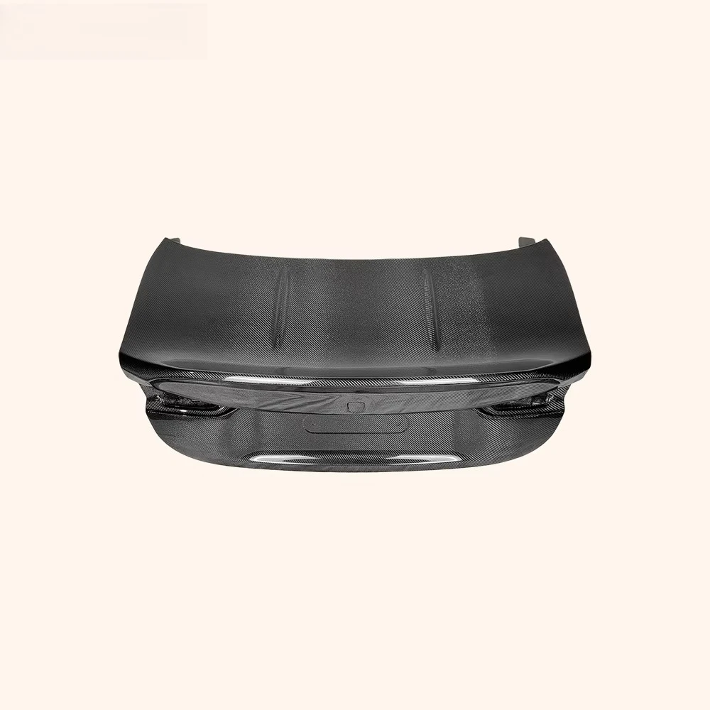 For M4 G82 2020-24 2 Door Coupe Ducktail Carbon Fiber Rear Trunk Boot Lid 3