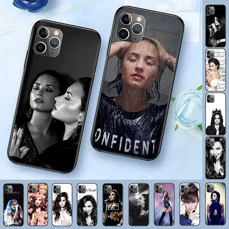 Soft Phone Coque For iphone 11 12 14PLUS 13pro max 5s SE 2020 6s 7 8plus x xs xr xsmax 12 13 MINI cases Cover shell Demi Lovato