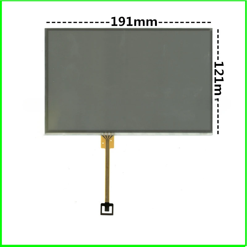 10PCS 192*122 191*121 191*123 190*120 193*123mm Touch Panel Digitizer 8'' 8Inch Vehicle Navigation Touch Screen