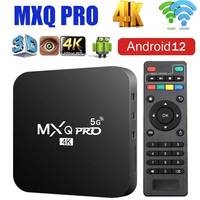 Smart TV Box MXQ-PRO Android 12 Smart TV Box 2.4G 5G Dual WiFi 4K HD Video Media Player 2GB RAM 8GB ROM Home Theater Set-top Box
