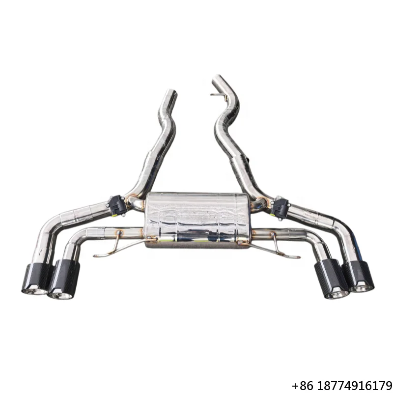 

Performance Valved Exhaust Axle Back for M340i M440i B58 G20 G22 Remote Valve Control Sport Sound With Carbon Tips