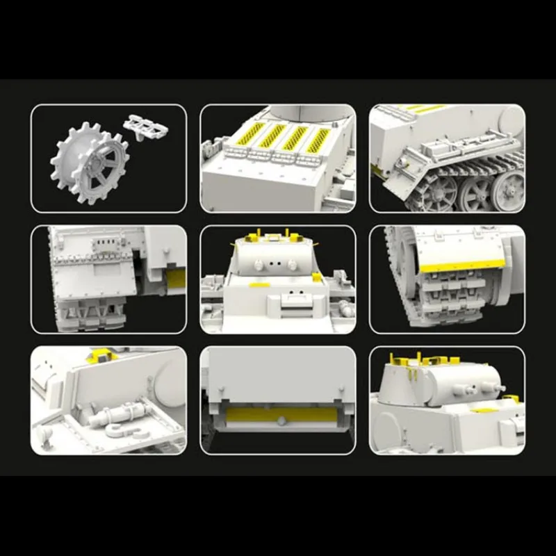 Flyhawk Plastic Assembled Tank Model Kit FH3012 Pz. Kpfw. I Ausf. F (VK 18.01) Early Version 1/72