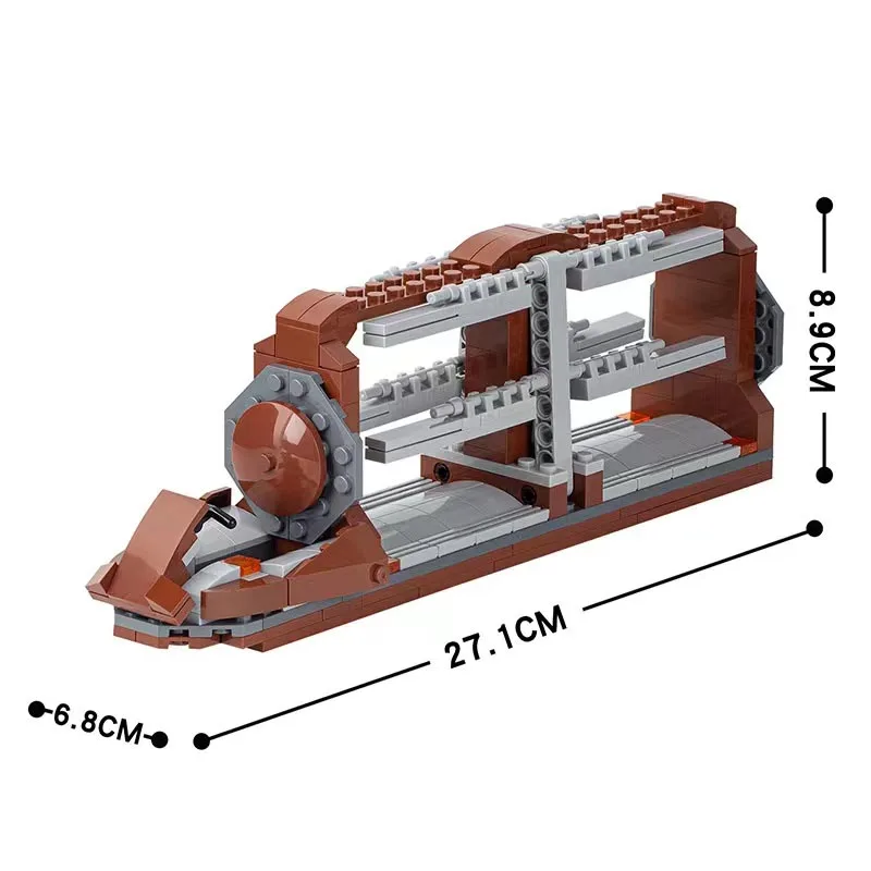 MOC20352 Movie Space Series Battle Transport Battleship Droid Platoon Attack Crafts Building Blocks Brick Creative Toys BoysGift