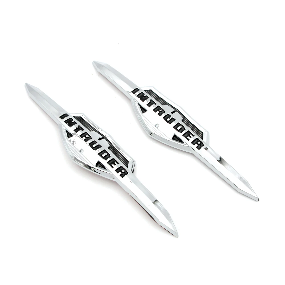 دراجة نارية خزان الوقود الغاز شعار شارة الشارات الزخرفية لسوزوكي الدخيل VL400 800 1500 LC1500 Volusia الكروم البلاستيك ملصق