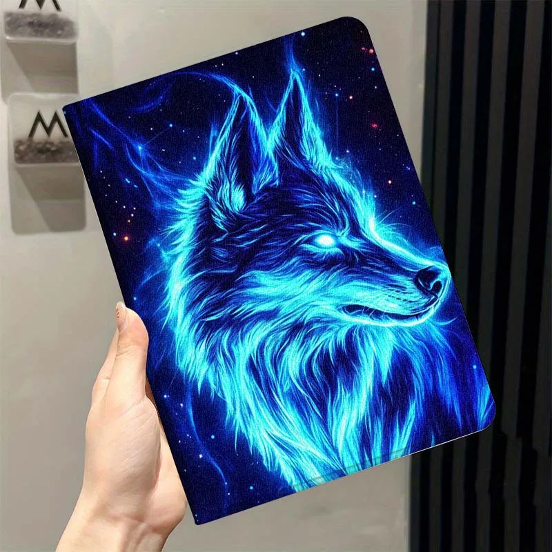 حافظة كمبيوتر لوحي بنمط إبداعي من Wolf Art لهاتف Lenovo Xiaoxin Pad Pro GT plus 8.8 11 10.6 Y700 Y900 Go 8.8 Tab K11 10 P11 Soft