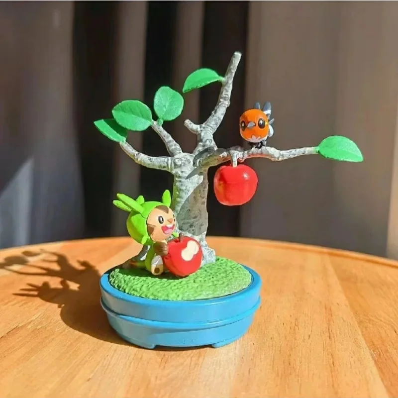 Iginal Re-Ment Pokemon Bonsai Collection 2 Little Four Seasons Story Vinyl Face Blind Box Toy Squirtle Ornamenten Speelgoed Geschenken