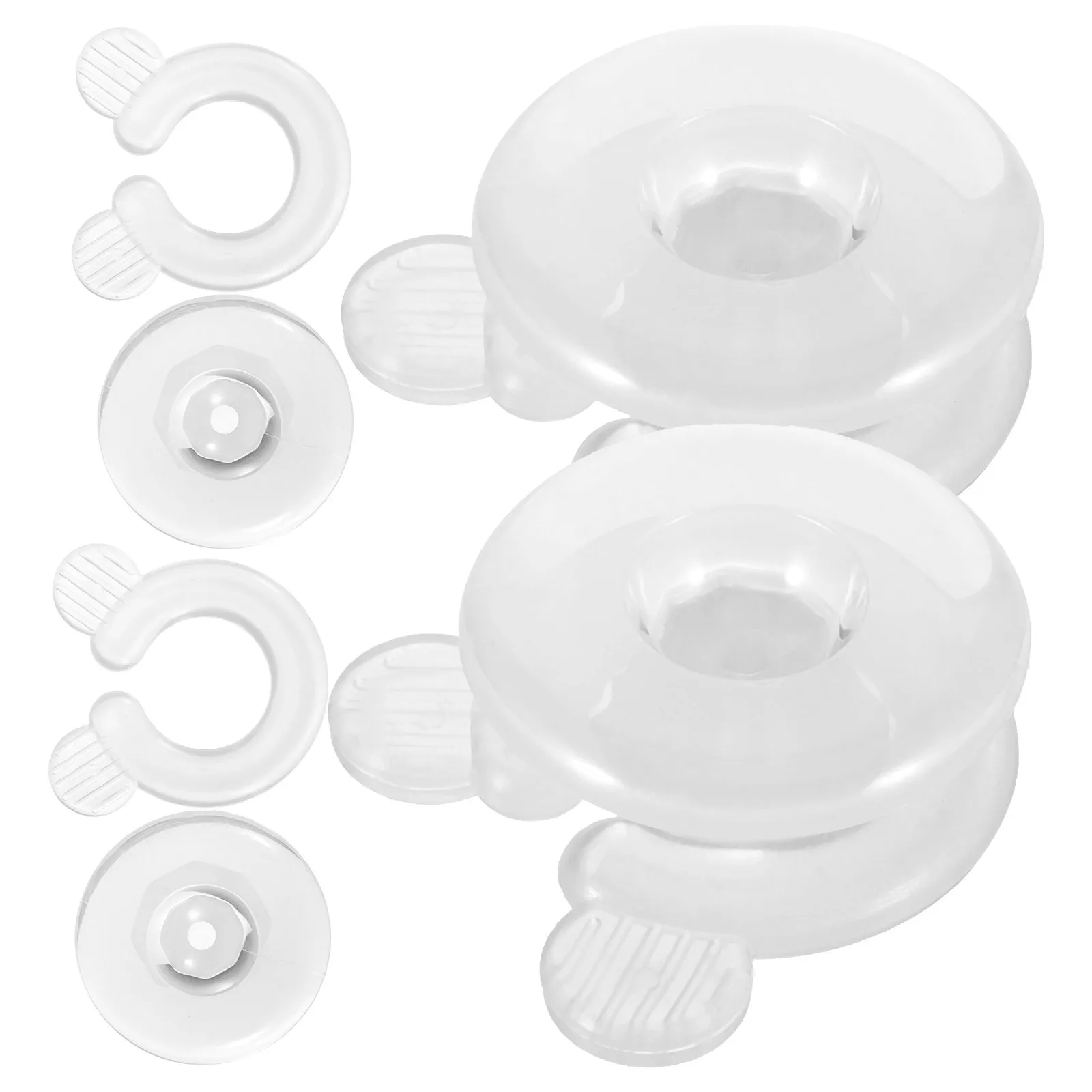 

4Pcs Bed Sheet Clip Adjustable Fixator for All Bedding Types Plastic Clenching System Protects Fabric No More Messy Sheets