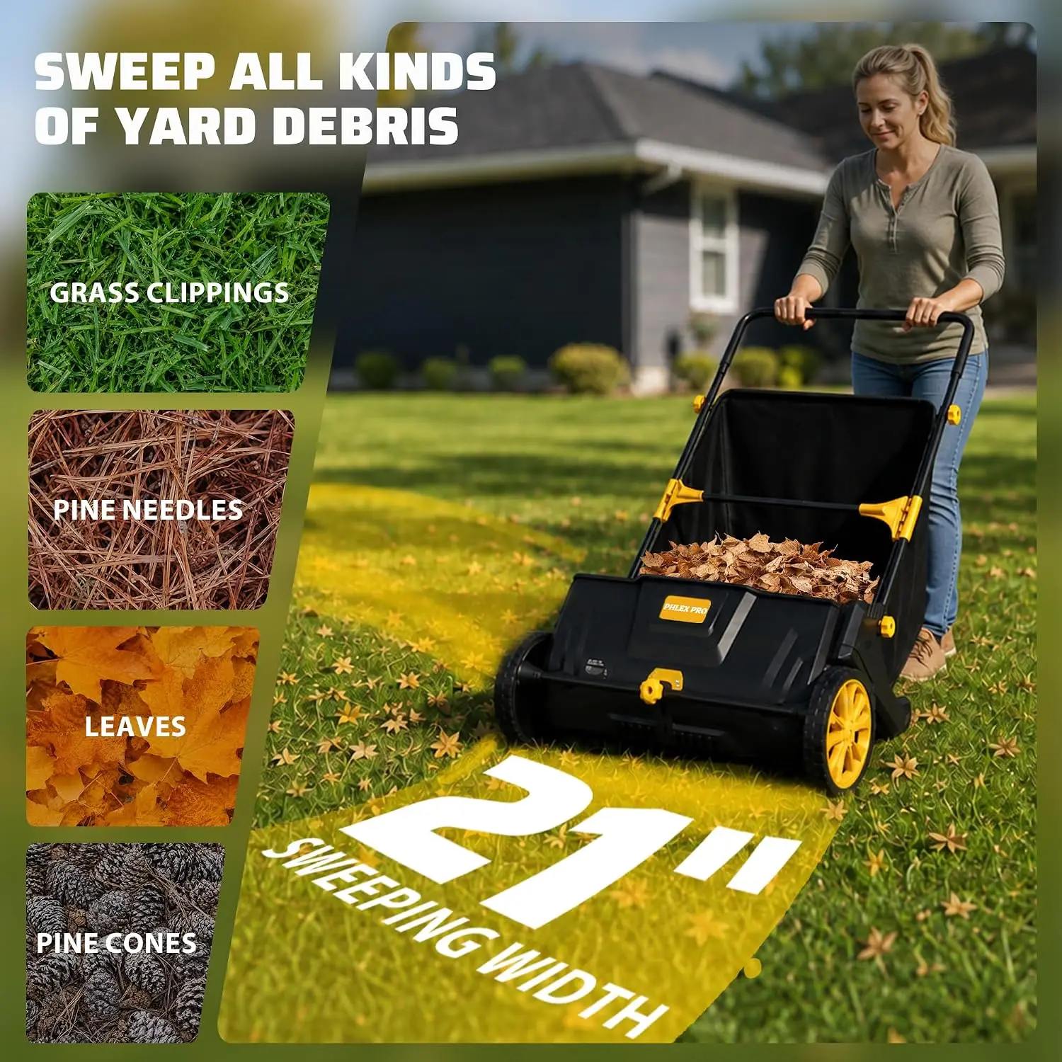 Push Lawn Sweeper, 21