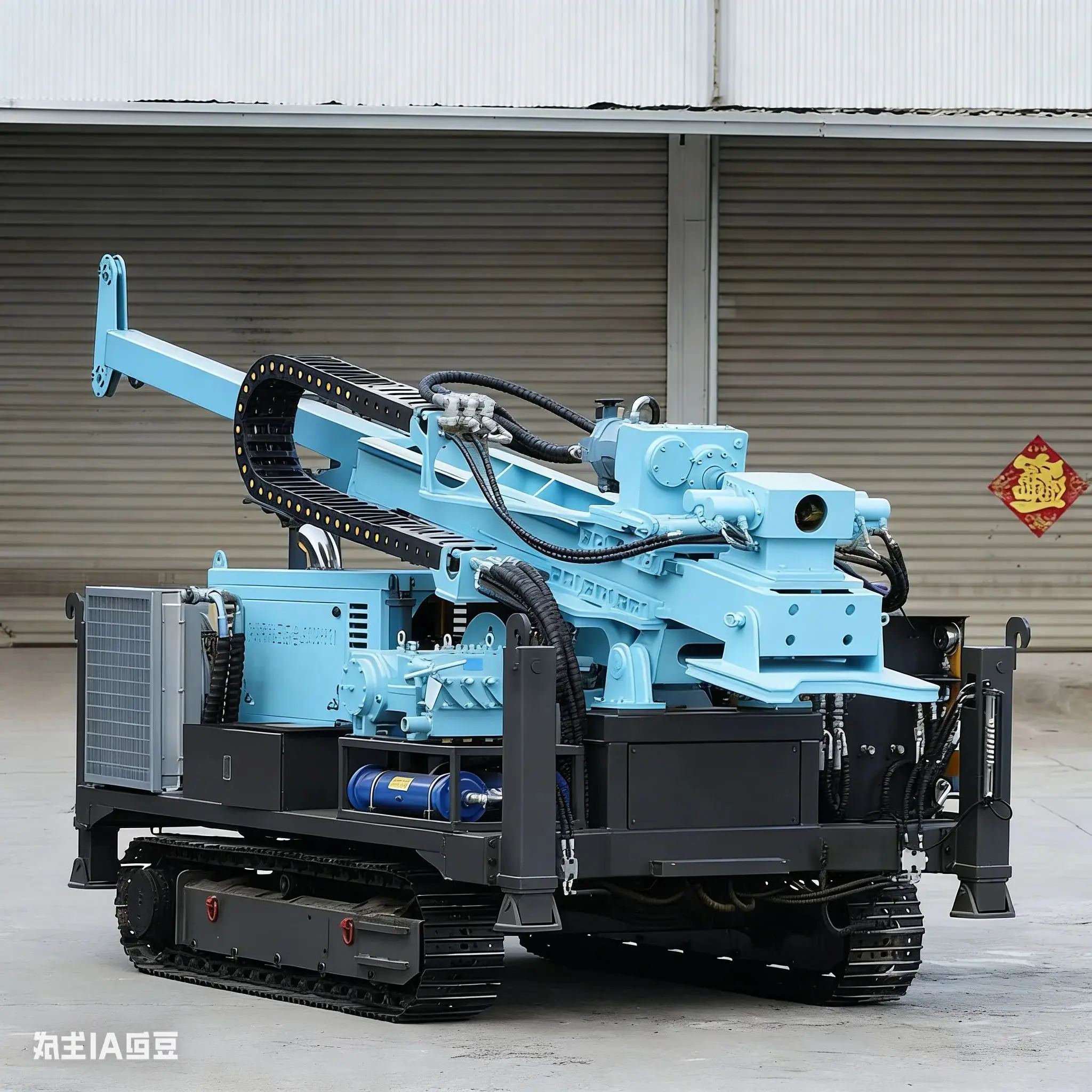 All Hydraulic Drill Machine for Artesian Well Drilling and Water Finding High Pressure Water Injection Fractured Rock Sampler