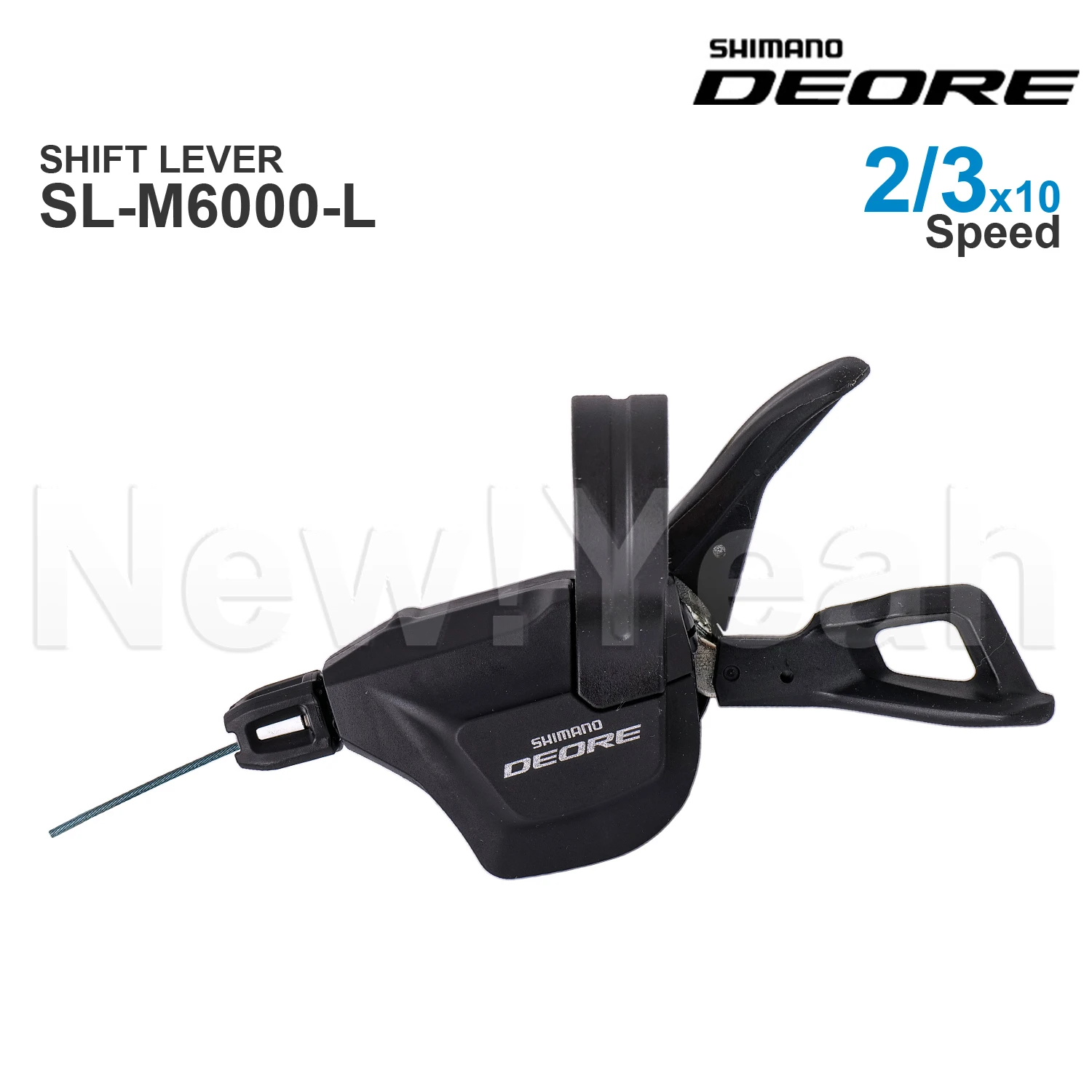 SHIMANO DEORE M6000 MANETKA ZMIENIENIA BIEGÓW SL-M6000 SL-M6000-L SL-M6000-R 2/3x10 biegów Oryginalne Części — zdjęcie 4