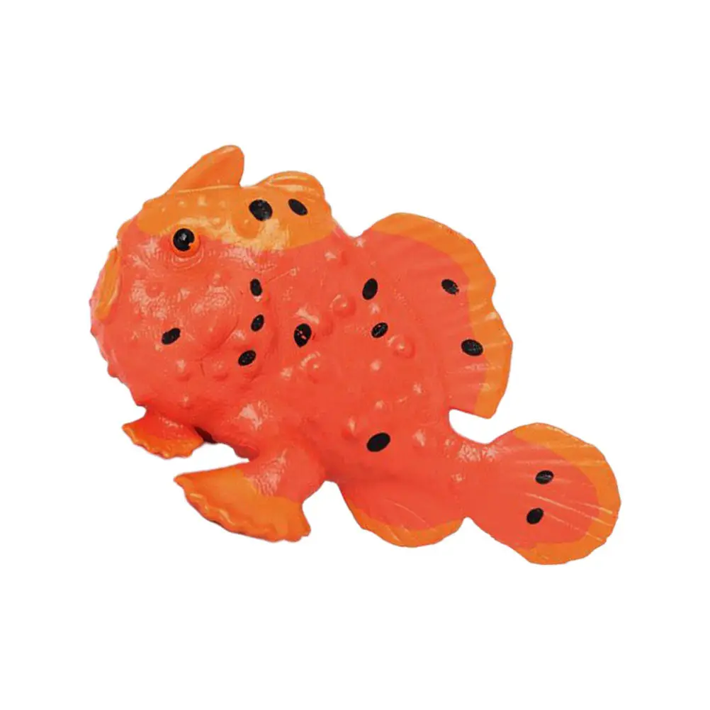 

Simulated Stone Fish Artificial Plastic Sea Animal Statue Ornament Educational Decor for Home Garden Balcony Hotel