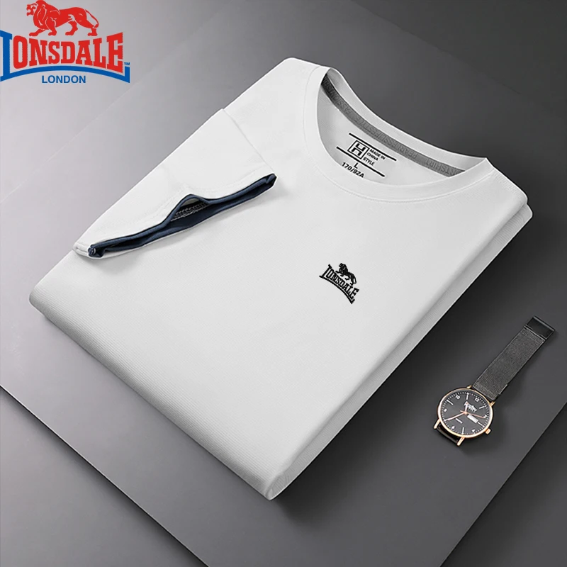 2024 Embroidered LONSDALE Men's Quick-dry Polo Shirt Summer New Business Casual Breathable High-Quality Polo Shirt for Men