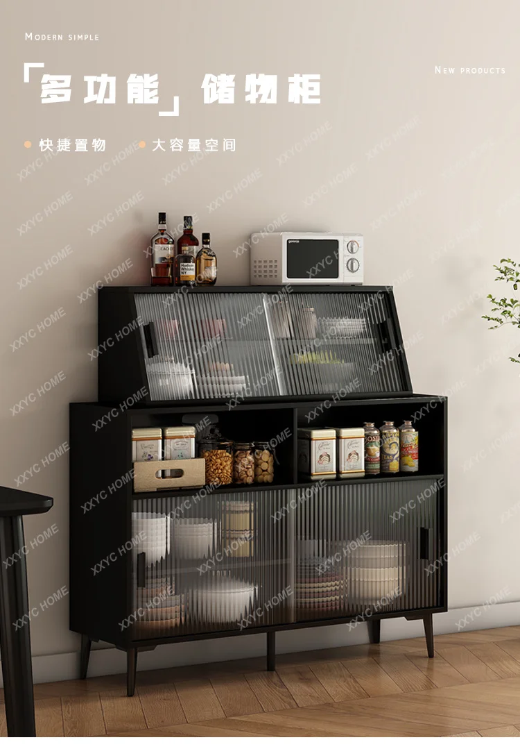 HHHot sales Modern Simple Side Cabinet Living Room Locker  Storage Wall Kitchen Cabinet