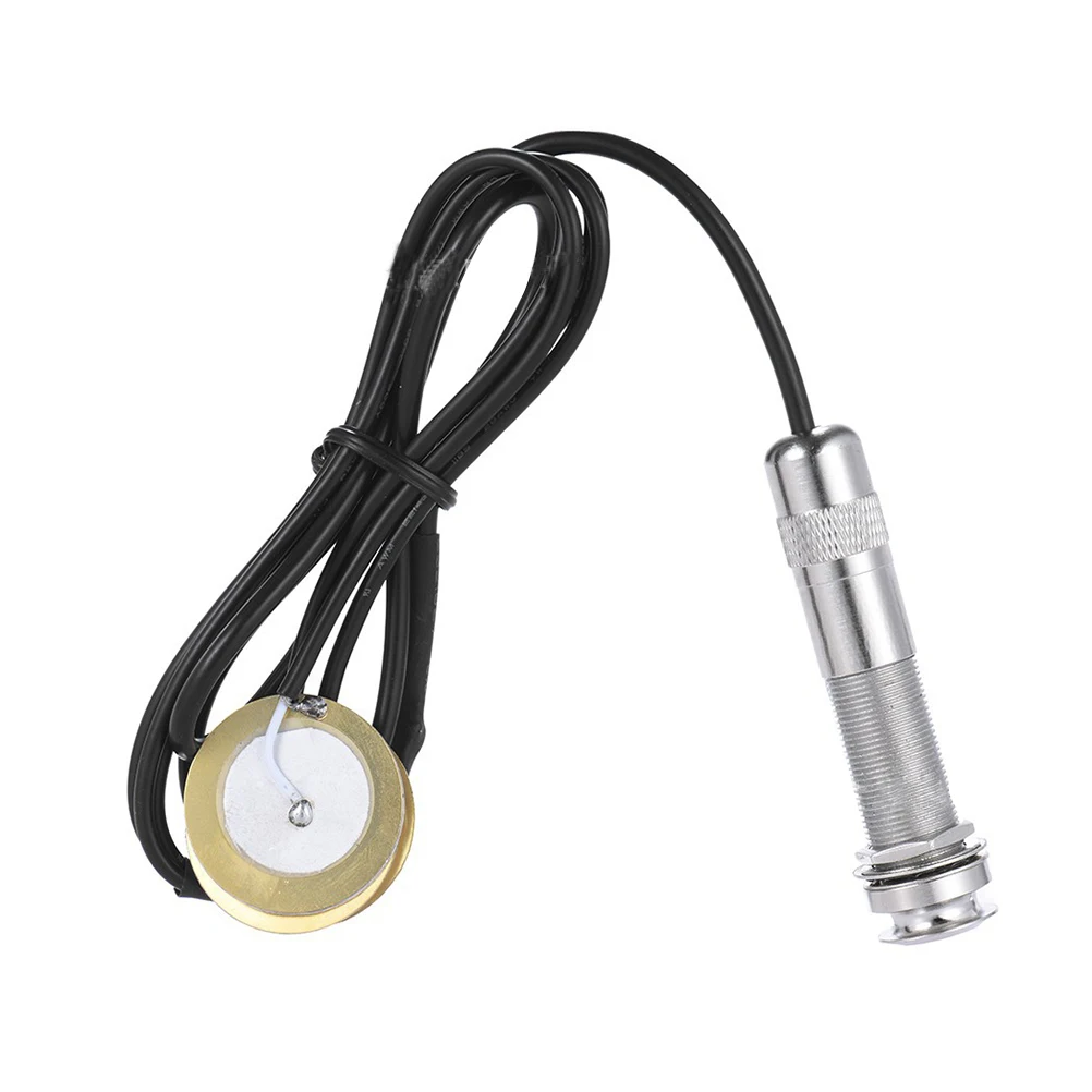 

Piezo Acoustic Guitar Violin Ukulele Endpin Jack No Easy Install Sound Hole Clip Microphone Sticky Guitar Pickup