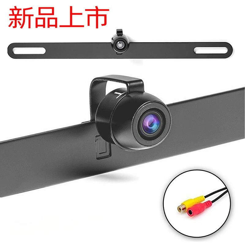 New Metal Long License Plate Frame Camera HD Rear View Backup Camera Waterproof Night Vision Auto Accessories