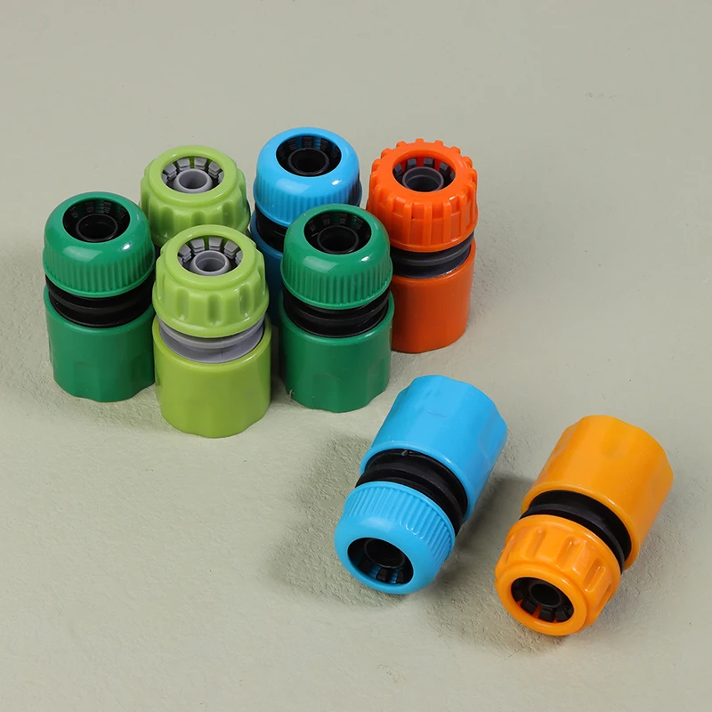 

5Color 1/2 " Hose Joint Quick Coupling Connector For Garden Irrigation Plastic Car Wash Repair Joint Home Yard Irrigation System