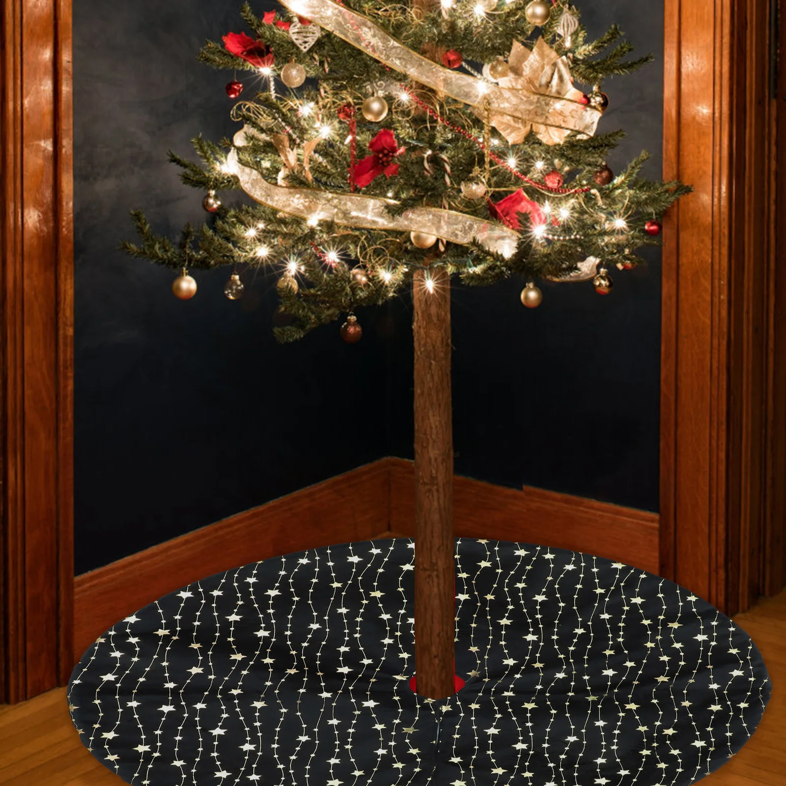 

Ornament Tree Skirt Decoration Christmas Skirts Decorative Pad Household Festival