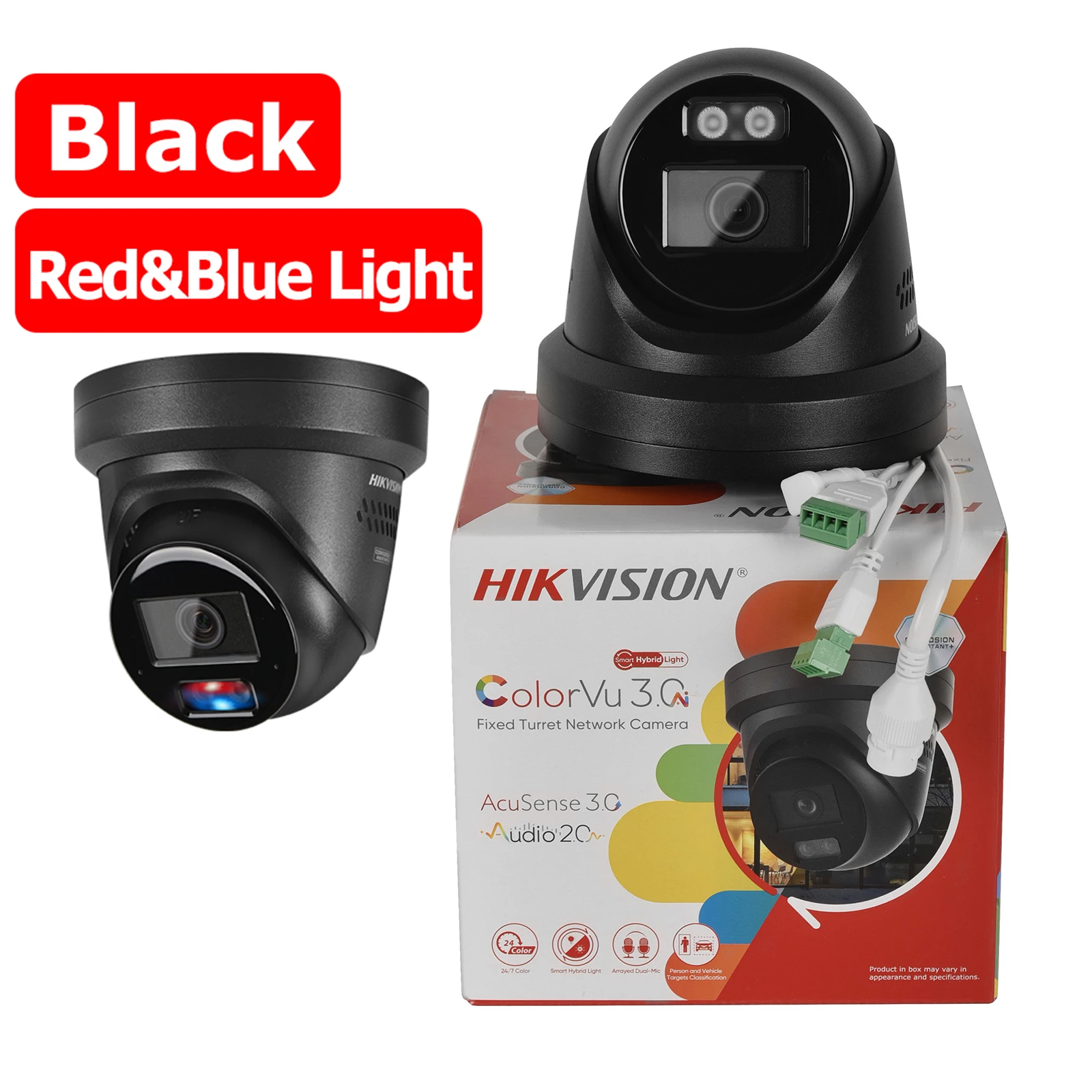 Hikvision DS-2CD2387G3-LIS2UY/SL DS-2CD2387G3-LIS2UY/SRB 8MP 4K Smart Hybrid Light ColorVu3.0 Acusense3.0 Netwerk POE IP-camera