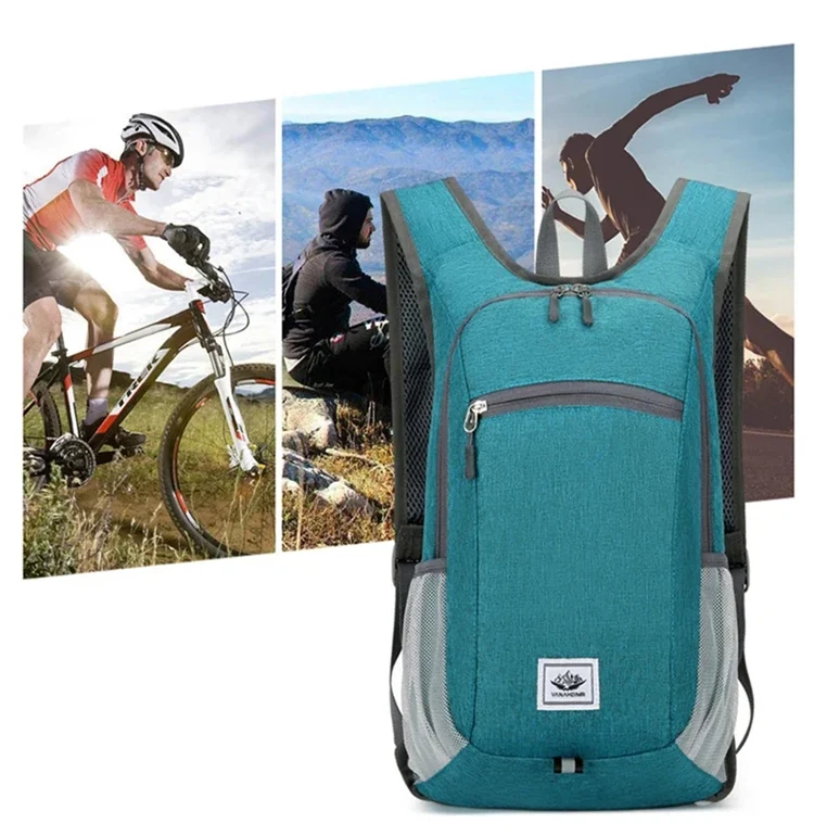 Leichter Faltbarer Outdoor-Sportrucksack mit Großer Kapazität, Wasserdichter Wanderrucksack für Freizeitaktivitäten und Täglichen Gebrauch, Unisex – Detail 2