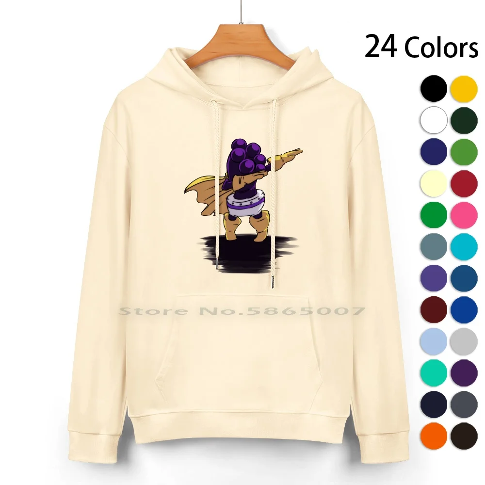 

Grape Juice Pure Cotton Hoodie Sweater 24 Colors Dabbing Boku No Hero Academia Grapejuice Grape Juice Minoru Mineta Anime Manga