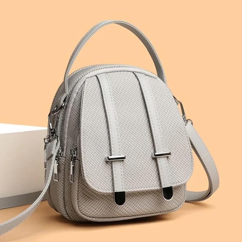 Sac messager haut de gamme pour femmes en cuir imprimé Sable boulangerie des pays-bas Vintage soigné spacieux Style quotidien