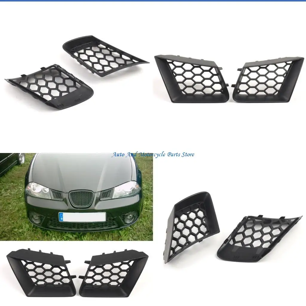

P9FD 2PCS Замена Honeycomb Grill Grill Front Bumper Grille Автомобильные аксессуары