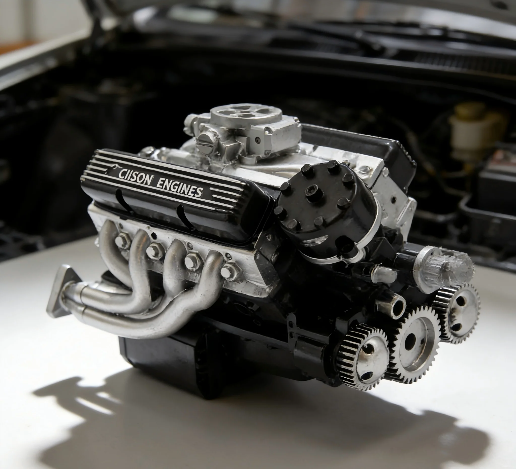 Novo ornamento de modelo de mo - Model Kit V8 avaliação e preço