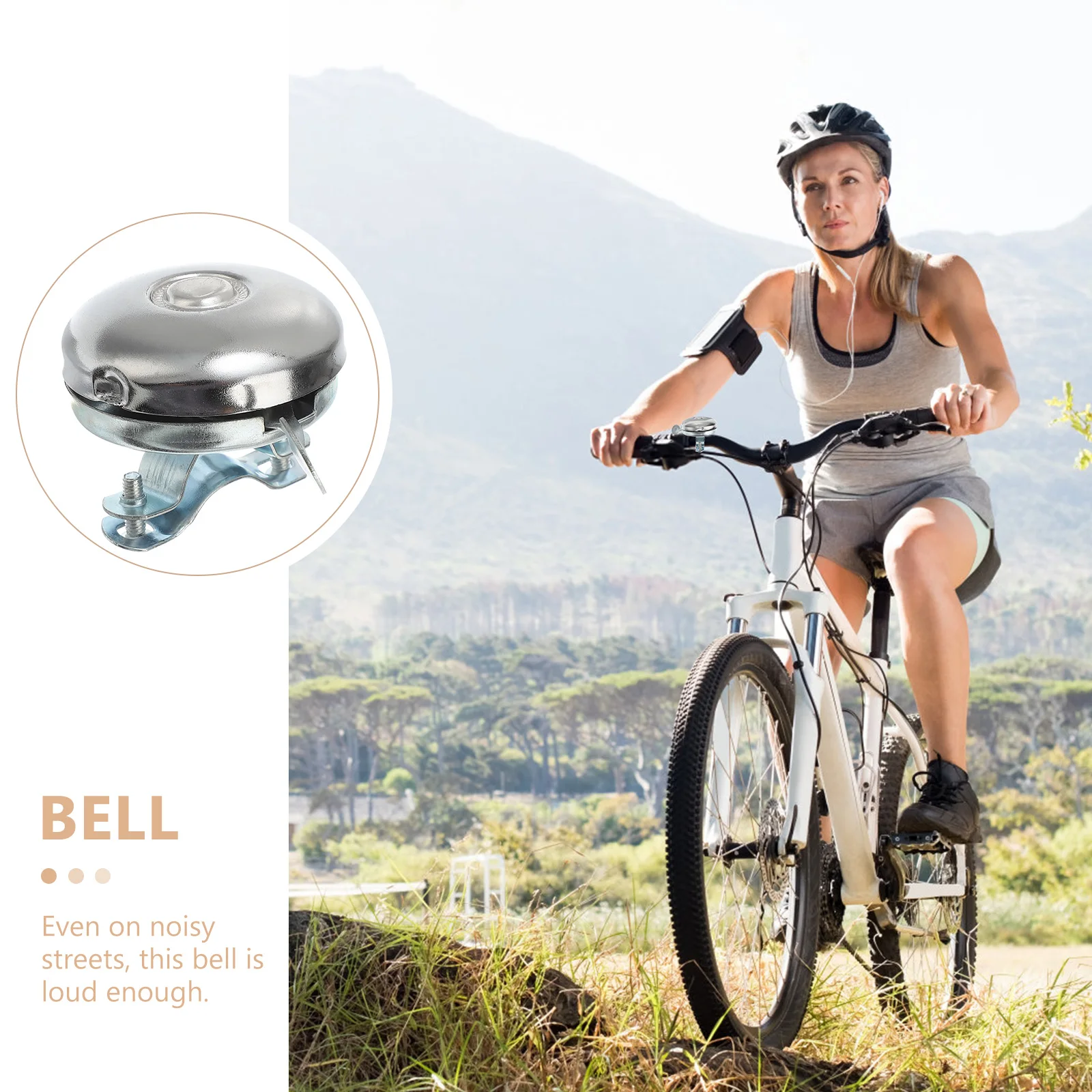 

Vintage Bicycle Bell Retro Car for Bike Old Fashion Doorbell Miss Bells Adults Mountain