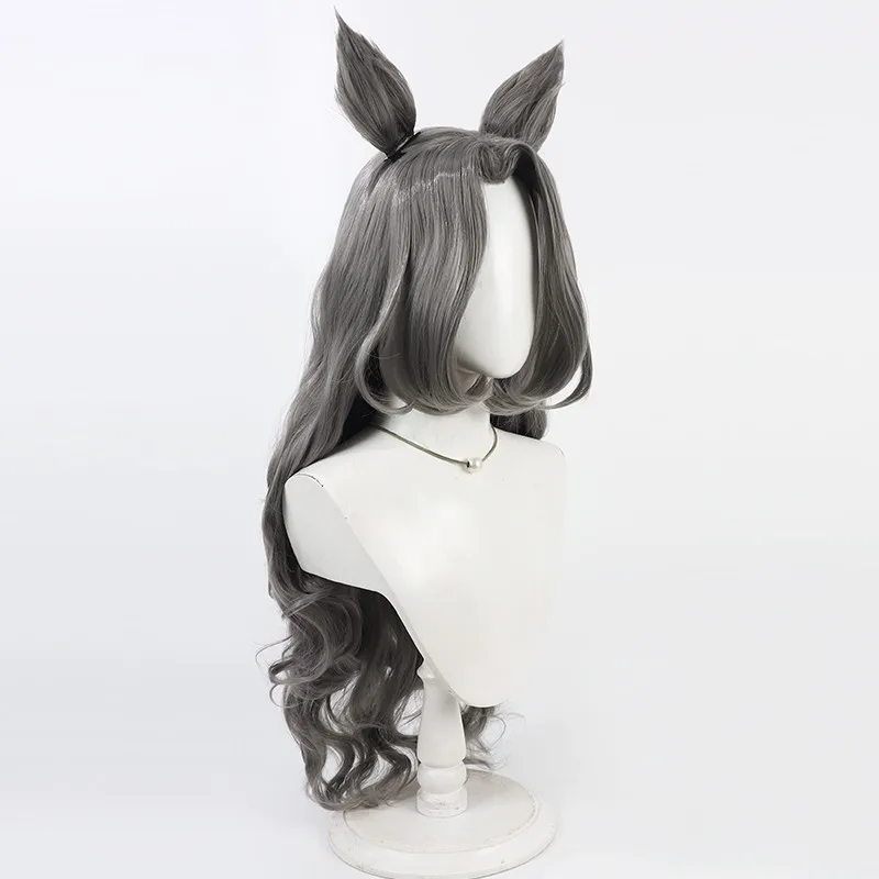 Spiel Pretty Derby Saint Lite Cosplay Perücke Sento Raito Cosplay Perücke Hellgrau Langes Haar Für Hallowmas Party Erwachsene Frauen Männer