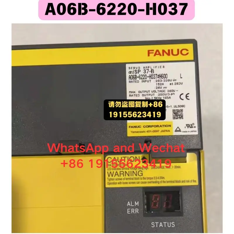 

Used A06B-6220-H037 Driver Functional test OK