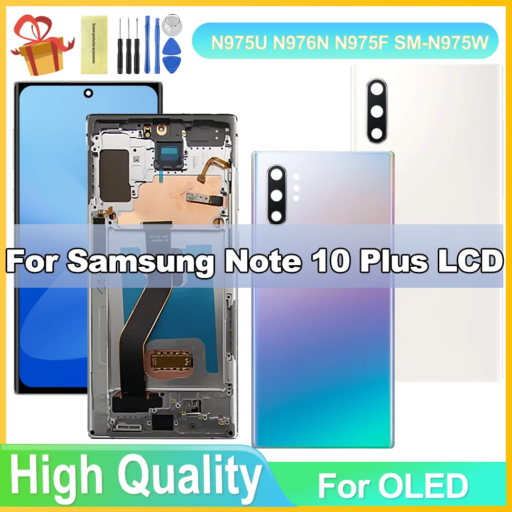 

OLED For Samsung Galaxy note 10 Plus Display note 10+ N975 LCD Touch Screen Digitizer N975F Replacement