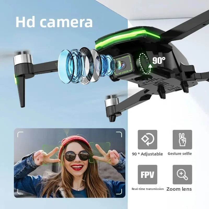 T800 new aerial photography drone  three-sided obstacle avoidance quadcopter brushless 4K high definition