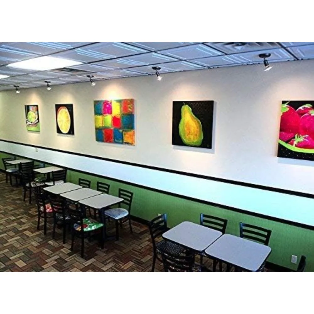 12 шт. Ультратонкая потолочная плитка Stratford с подсветкой, 2x4, для использования в 1 потолочной решетке с Т-образным стержнем — плитка на потолке