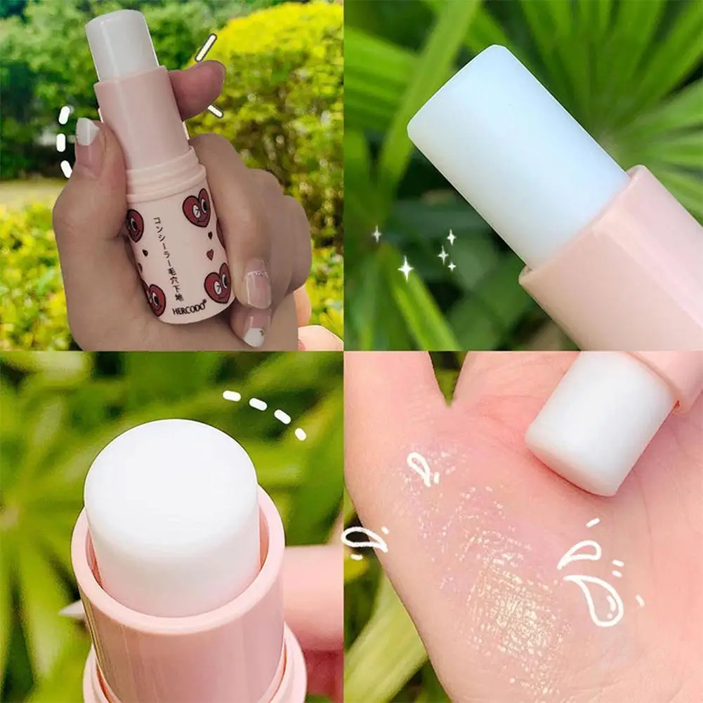 Sdotter Invisible Pore Primer Stick Pore Eraser Waterproof Primer Face Oil-control Smooth Lines Isolation Makeup Makeup Base Fin