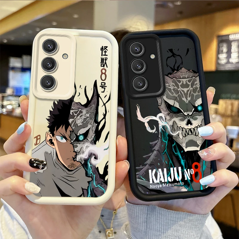 Hot Japanese Manga Kaiju No. 8 Phone Case for Samsung Galaxy S25 S24 S23 S21 Ultra Plus S25 S23 S20 FE Silicone Shockproof Cover