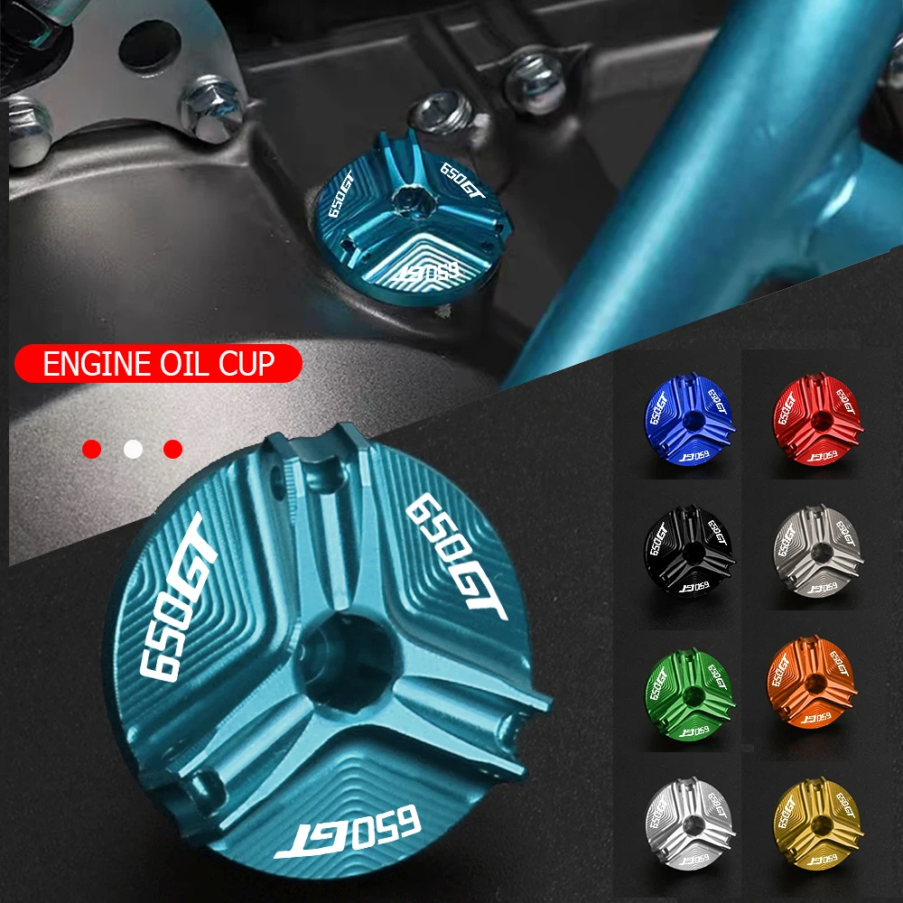 

For CFMOTO CF MOTO 650GT Motorcycle Accessories Engine Oil Cup Fuel Filler Tank Cap Cover 650 GT 650 GT650 2016-2024 2023 2022