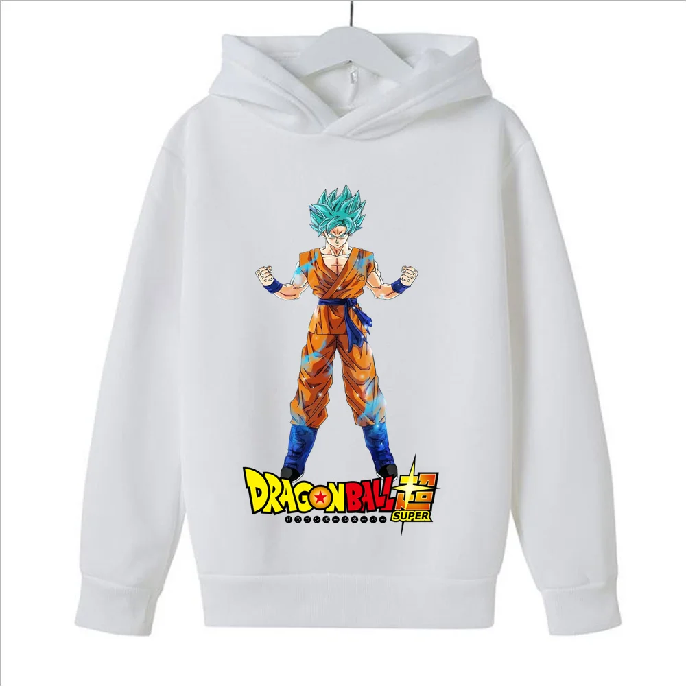 

Kids Hoodie Anime Peripheral Dragon Ball Goku Boys Clothing Fashion Streetwear Tops Vegeta High Quality Casual Cosplay Clothes