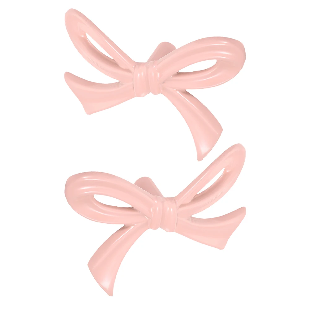 

2Pcs Bow Drawer Pulls Metal Cabinet Knobs Vintage Decorative Bow Shape Furniture Handles Dresser Cupboard Kitchen Hardware