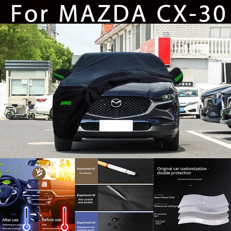 

For MAZDA CX-30 Outdoor Protection Full Car Covers Snow Cover Sunshade Waterproof Dustproof Exterior Car accessories