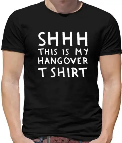 

Shhh This Is My Hangover T-Shirt Mens T-Shirt - Stag Do - Drinking - Hungover