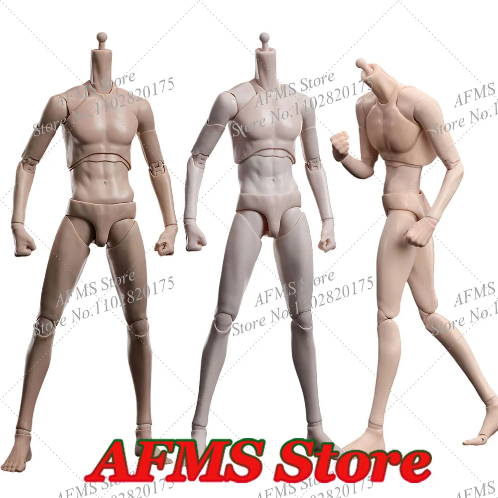 Articoy 1/6 Men Soldier Super Flexible Joint Body 12Inch ‌Broad-Shouldered Lean Male Base Action Figure Model
